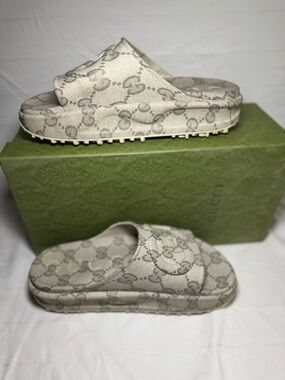 Gucci Beige-Ebony Box Label - Branded Shoe Packaging